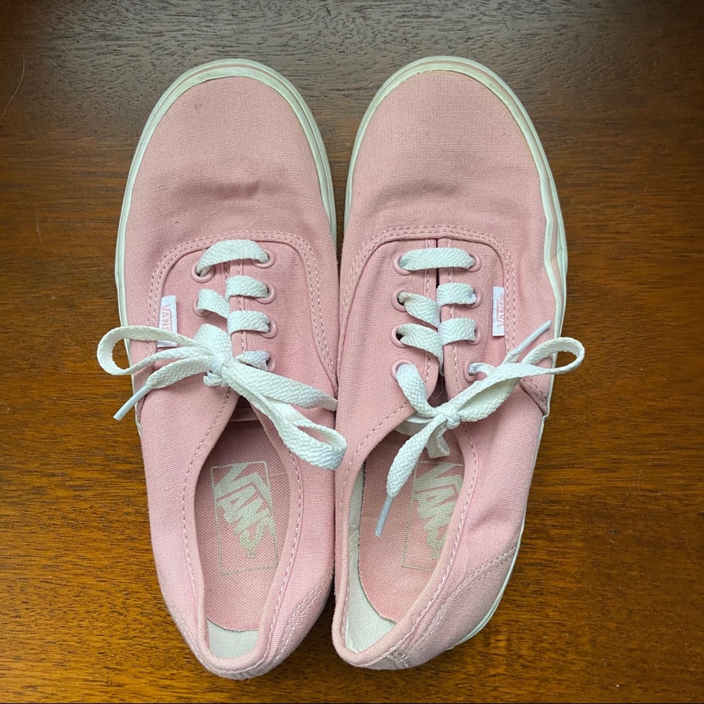 Light Pink Authentic Vans